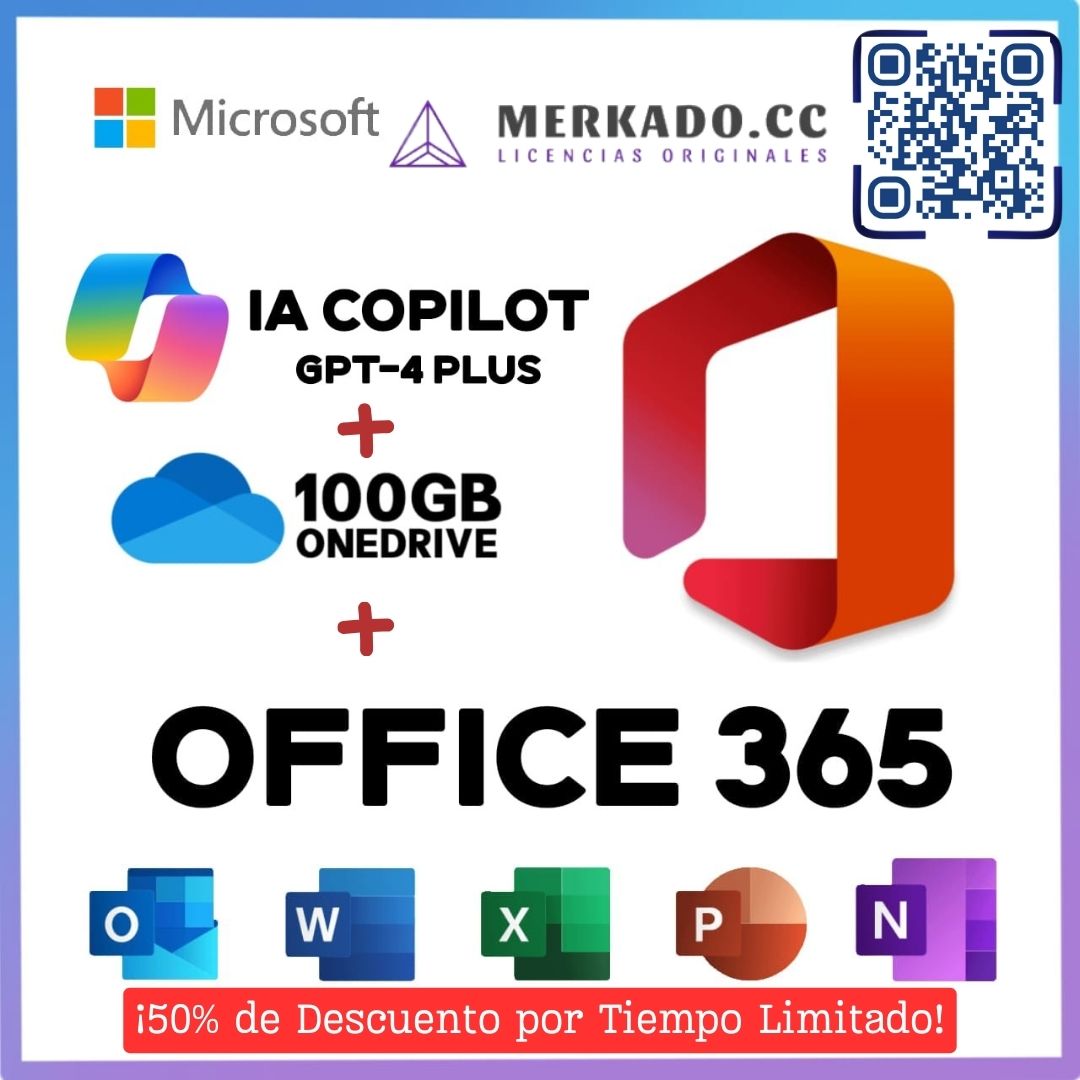 Oferta pack Office +onedrive+ chatgpt